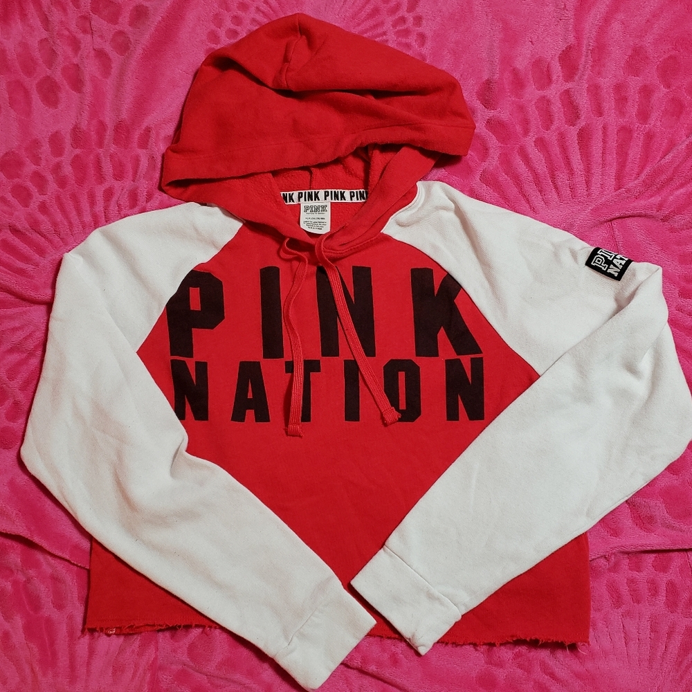 PINK Victoria Secret Crop hoodie